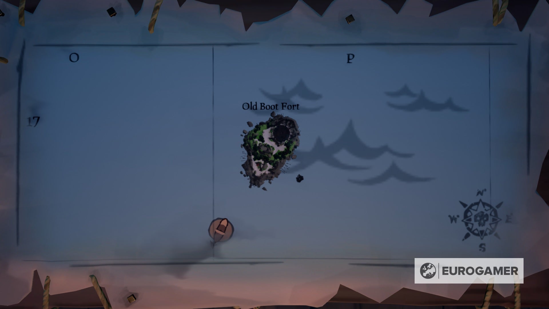 Sea of Thieves Mapa Coordenadas de las islas, nombres, formas y cómo